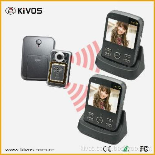 TFT LCD Color Video Door Phone For Villa Wireless Door Bell With Video